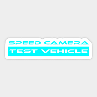 Speed camera tester, speed camera (2) Sticker